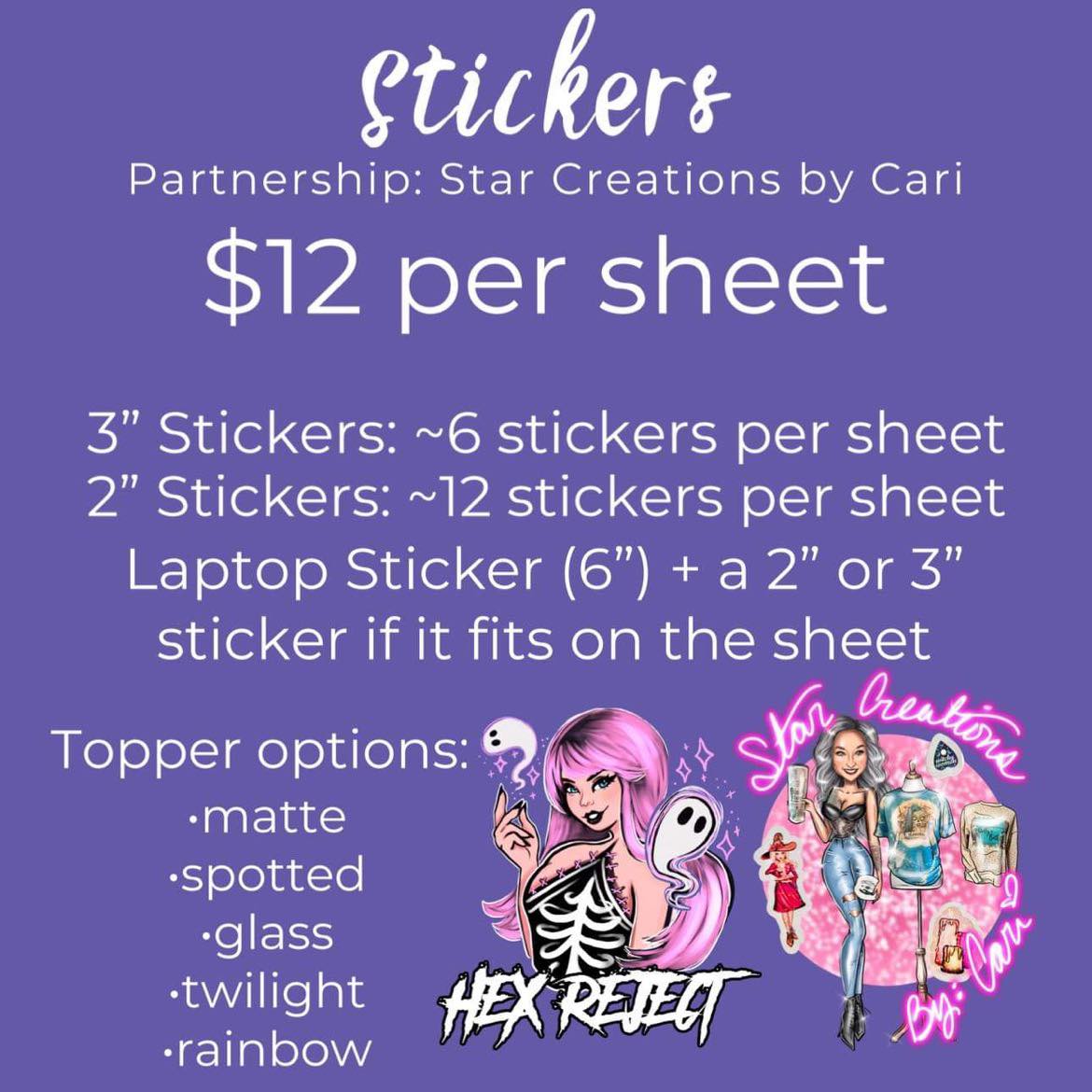 Halloween Sticker Sheet