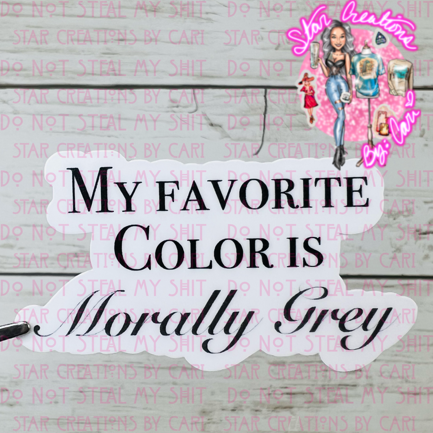 19 – My favorite color is Morally Grey