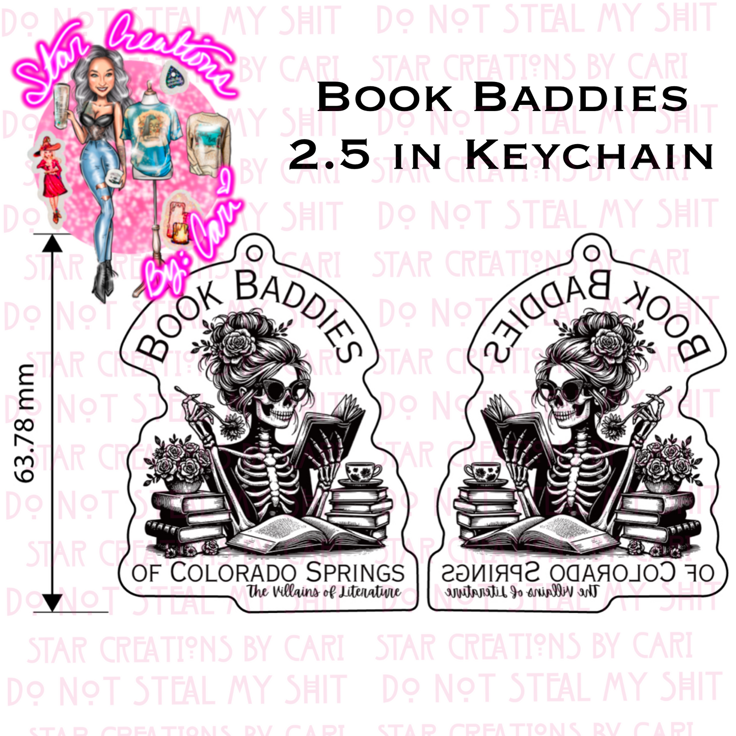 Keychain - Book Baddies Merch