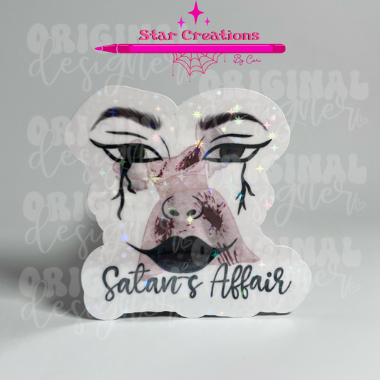 005 Satan's Affair - Sticker - Holographic or Matte