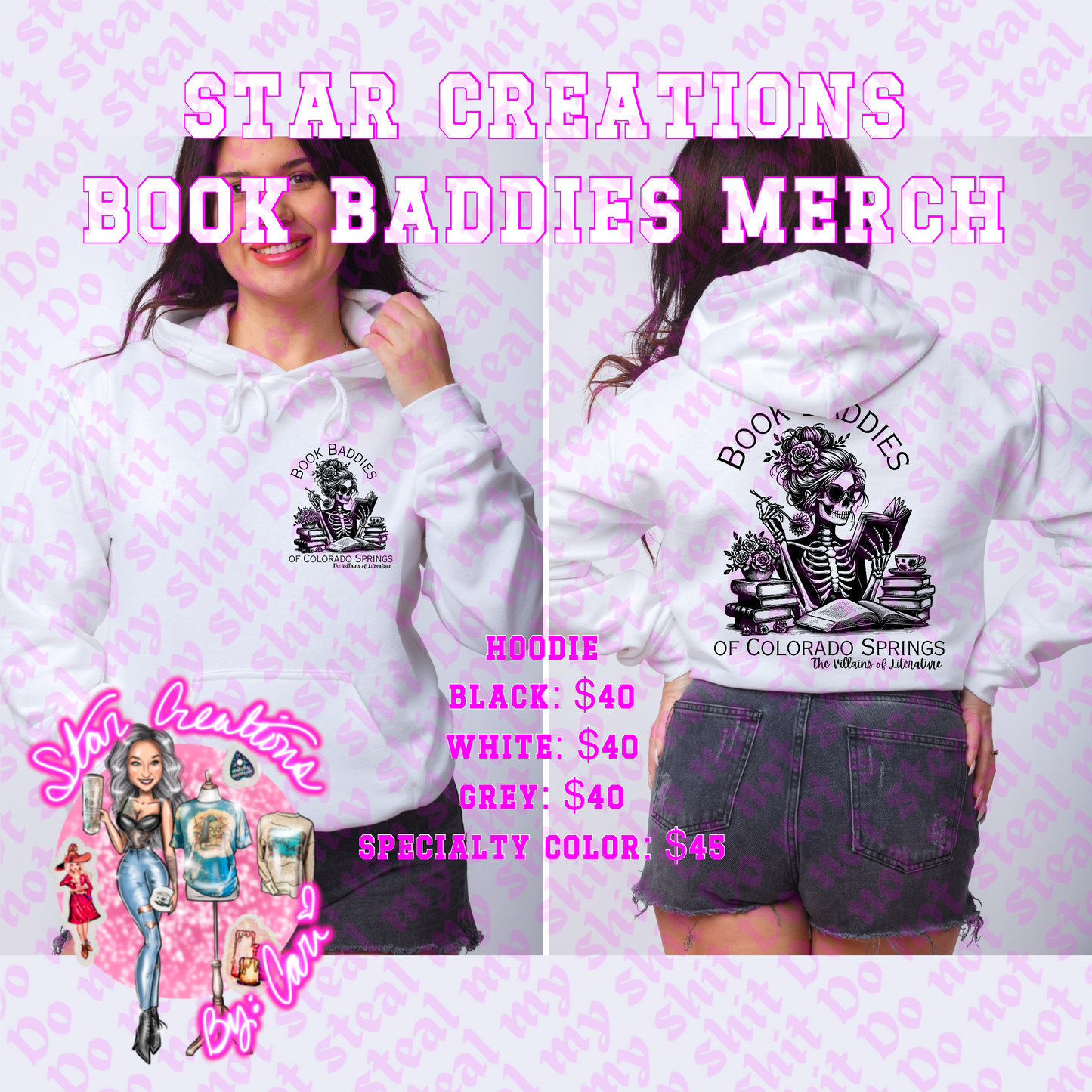 Hoodies - Book Baddies Merch